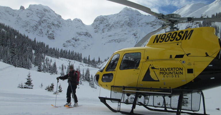 Colorado heli-skiing