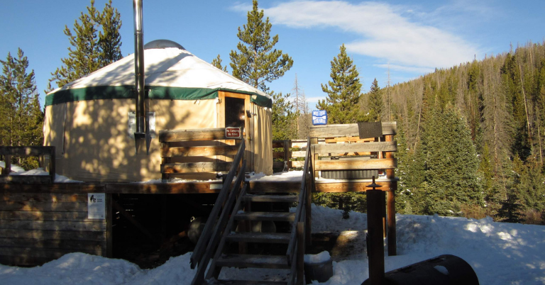 Colorado yurt camping